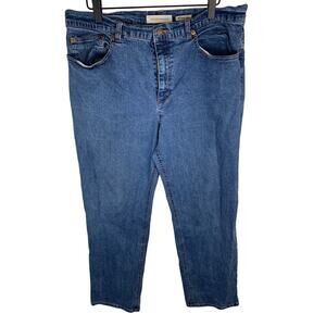 Jones New York Womens Stretch Jeans Size 16 Blue Denim